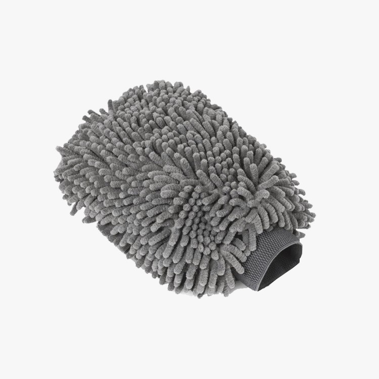Mikrofiber Büyük ( Makarna) Araba Yıkama Eldiveni ( 19cm*26cm)