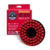 Chemical Guys Kırmızı Ağır Hizmet (Sert ) Matkap ile Kullanılan Detay Fırçası - 12.7cm - Heavy Duty Spinner Multi-Surface Drill Brush 