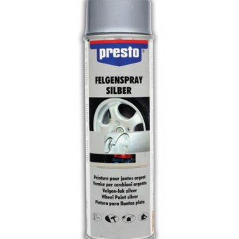 Presto Gümüş Gri Sprey Boya 500 ml ( Jant Boyası )