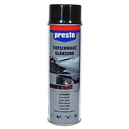 Presto Parlak Siyah Sprey Boya 500ml 