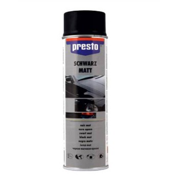                                                                                 Presto Mat Siyah Sprey Boya ( RAL9005 ) 500ml 