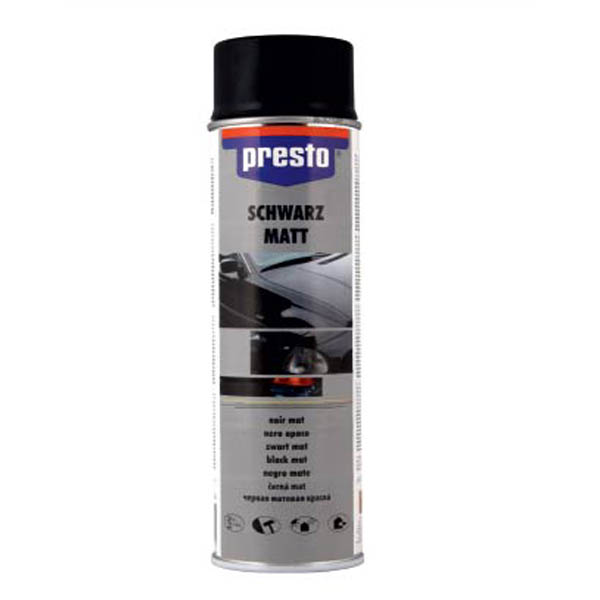                                                                                 Presto Mat Siyah Sprey Boya ( RAL9005 ) 500ml 
