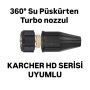 KARCHER HD Serisi Uyumlu Basınçlı Yıkama Makineleri ile kullanılan 360 Derece Su Püskürten Turbo nozzul 