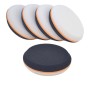                                           Double Side Çift Yüz Pasta- Cila - Wax El Pedi 115mm. ( Beyaz & Siyah ) 5 Adet 