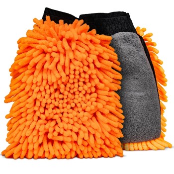                                                                                                                                                                         Çift Taraflı Mikrofiber Süper Yumuşak Peluş Araç Yıkama Eldiveni-Çiziksiz Temizlik