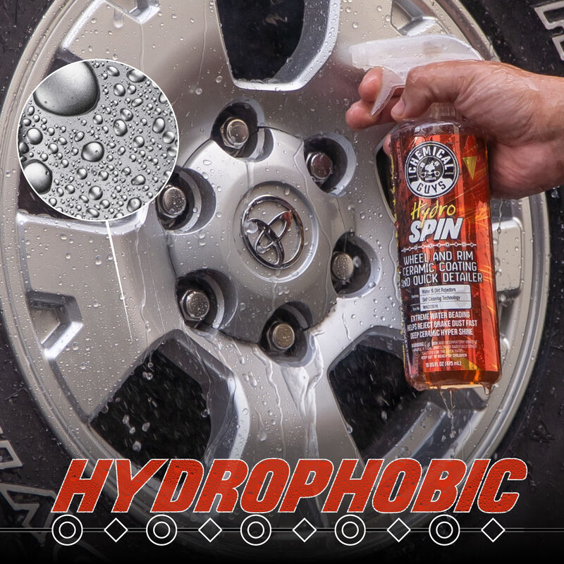                                                                                   Chemical Guys HydroSpin -  Jant ve Lastik Seramik Kaplama ve Hızlı Bakım - HydroSpin Wheel and Rim Ceramic Coating and Quick Detailer-  473ml 