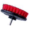 Chemical Guys Kırmızı Ağır Hizmet (Sert ) Matkap ile Kullanılan Detay Fırçası - 12.7cm - Heavy Duty Spinner Multi-Surface Drill Brush 
