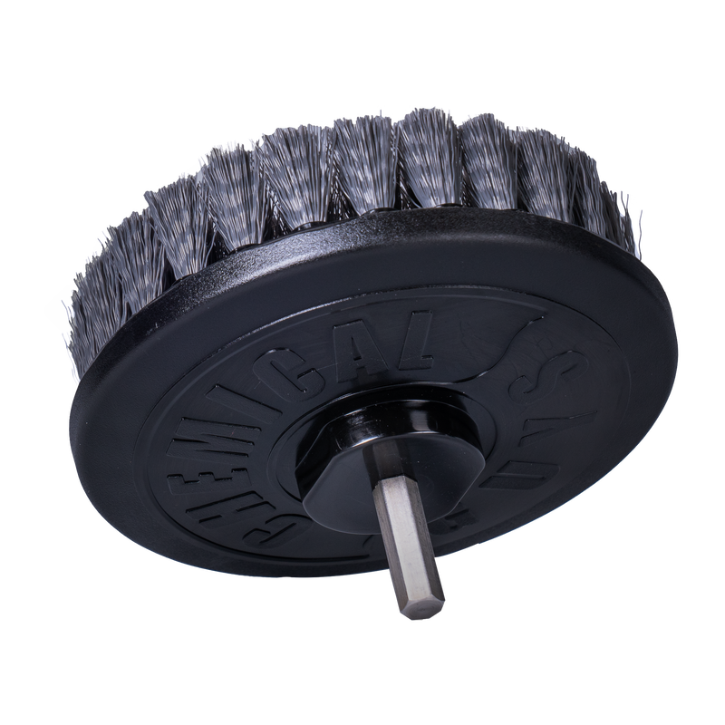 Chemical Guys Gri Yumuşak Matkap ile Kullanılan Kumaş ve Döşeme için Detay Fırçası - 12.7cm  - Light Duty Spinner Multi-Surface Drill Brush 