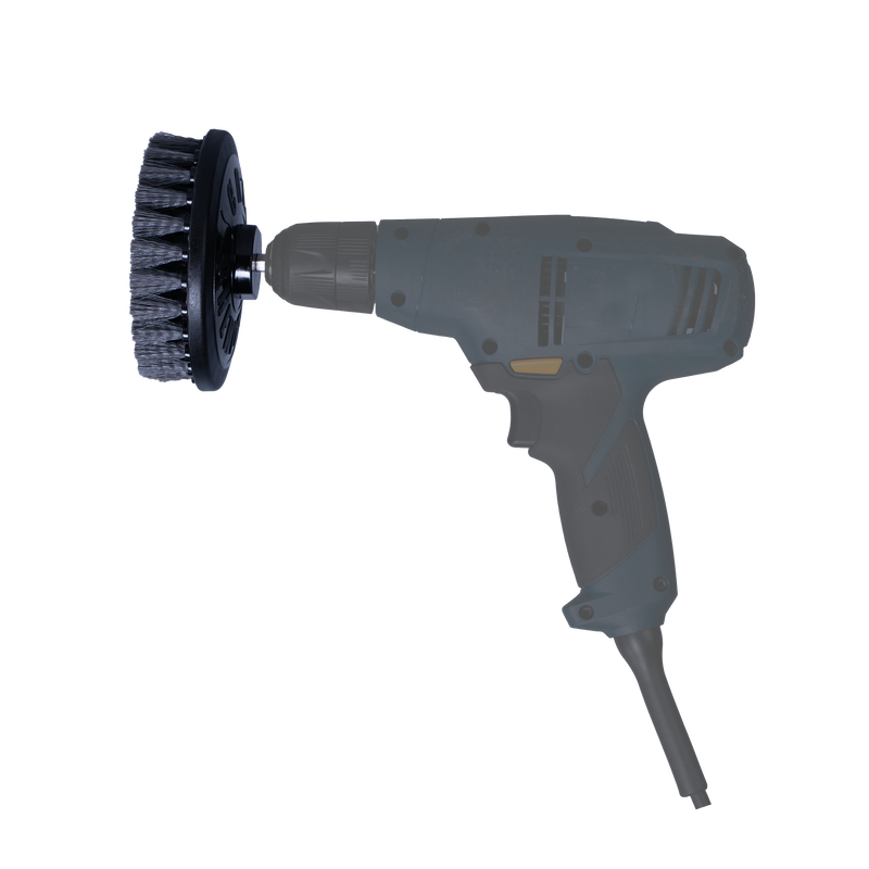 Chemical Guys Gri Yumuşak Matkap ile Kullanılan Kumaş ve Döşeme için Detay Fırçası - 12.7cm  - Light Duty Spinner Multi-Surface Drill Brush 