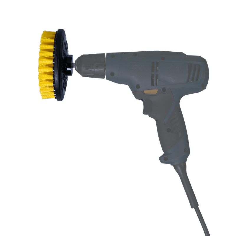 Chemical Guys Sarı Orta Sert Matkap ile Kullanılan Detay Fırçası - 12.7cm - Medium Duty Spinner Multi-Surface Drill Brush