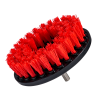 Chemical Guys Kırmızı Ağır Hizmet (Sert ) Matkap ile Kullanılan Detay Fırçası - 12.7cm - Heavy Duty Spinner Multi-Surface Drill Brush 
