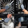 Chemical Guys Orta Sert Fırça  ( Lastik , Jant , Motor , Alt Tamım, Davlumbaz, Plastik ) - Wheel Works Medium Duty Wheel & Body Brush 