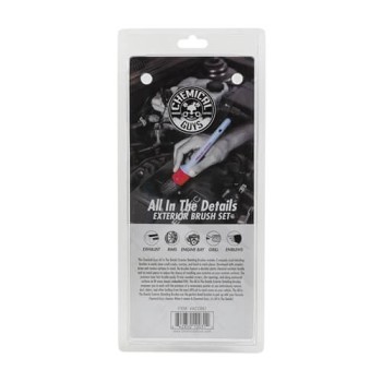 Chemical Guys Dış Detay Fırça Seti - All In The Details Exterior Brushes -  3 Adet Fırça 