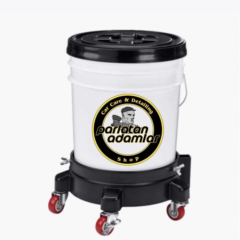                  ParlatanAdamlar Heavy Work Tam Set ( 4 Parça Ürün ) Detaylandırma Kovası 18.9 Litre 