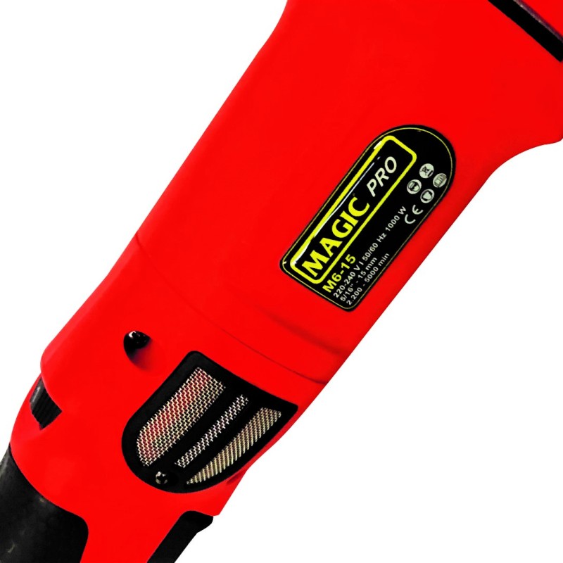                      MAGIC PRO 1000W - M6-15 Orbital Polisaj Makinesi / 125mm Taban - 15mm Salınım