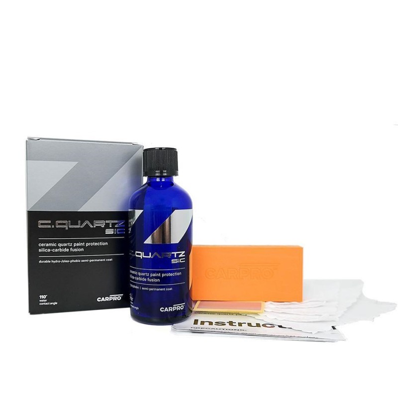                                                                                                                                             CarPro CQuartz SiC (Silisyum Karbür) Seramik Kaplama Seti 100ml