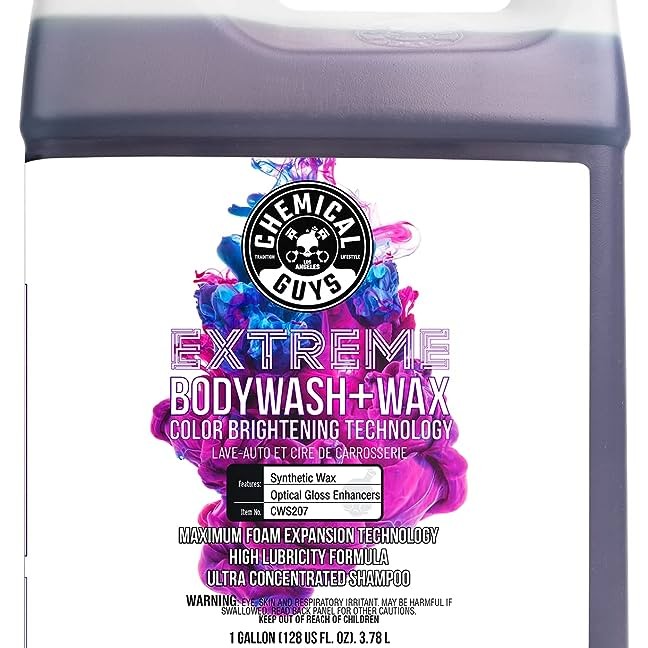 Chemical Guys Extreme BodyWash + Wax - Cila Konsantre (1/128) Şampuan - 3.78 Litre