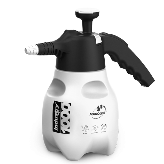  MAROLEX Industry Ergo ™ Asit 1000 –   3D-Flex Kimyasala dayanıklı Basınçlı Pompa 1 Litre