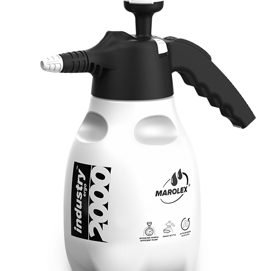  MAROLEX Industry Ergo ™ Asit 2000 – 3D-Flex  Kimyasala dayanıklı Basınçlı Pompa 2 Litre
