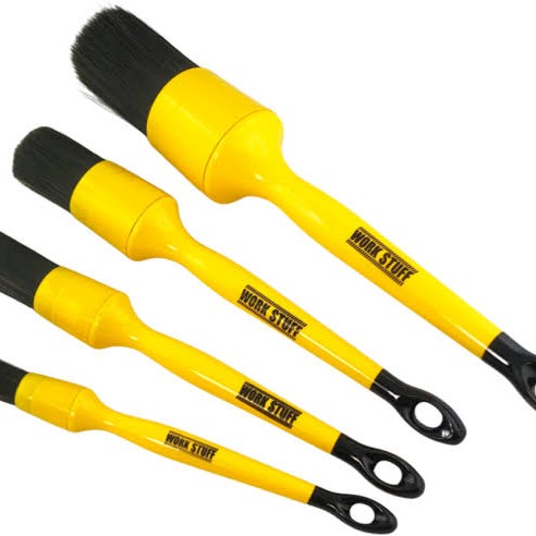               Work Stuff Detaylandırma Fırçası Siyah 4'lü paket