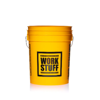         Work Stuff Sarı Detaylandırma Kovası WASH ( Yıkama ) - 20 Litre - Yeni Dizayn 