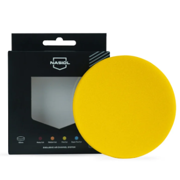 Nasiol 150mm İnce Kesim (Sarı) Parlatma Pedi ( Hare Giderici Süngeri )