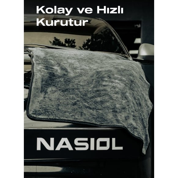                                                  Nasiol Araç Kurulama Havlusu 60X90 cm, 600 gsm