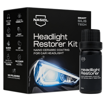 Nasiol Headlight Restorer Nano Seramik Far Yenileme ve Koruma Kiti - 10ml