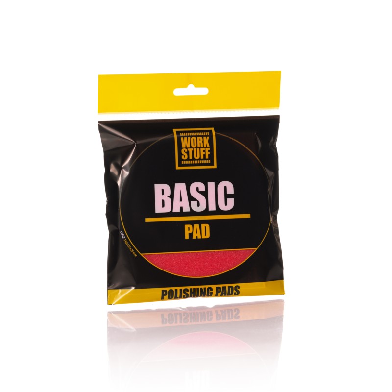                  Work Stuff Basic Finishing Pad – 140/125mm Kırmızı Cila Süngeri