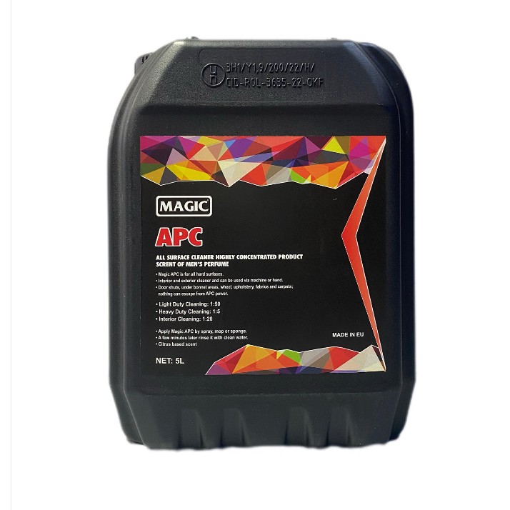                 MAGİC APC – Konsantre Çok Amaçlı Genel Temizlik Ürünü  – 5 Litre**YENİ**