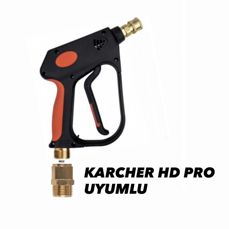 Karcher HD PRO Serisi Hortum Jakı uyumlu Kısa Basınçlı Yıkama Tabancası 