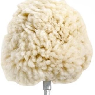             Wool Buffing Ball - Beyaz Top Yün Post Keçe ( Matkap ile Kullanıma Uygundur)
