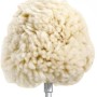             Wool Buffing Ball - Beyaz Top Yün Post Keçe ( Matkap ile Kullanıma Uygundur)