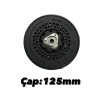         Orbital Polisaj Makinesi için Cırtlı 125mm Taban - M8 ( Delikli - Orbital - Dual Action Makinelere Uyumlu )