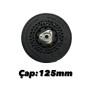         Orbital Polisaj Makinesi için Cırtlı 125mm Taban - M8 ( Delikli - Orbital - Dual Action Makinelere Uyumlu )