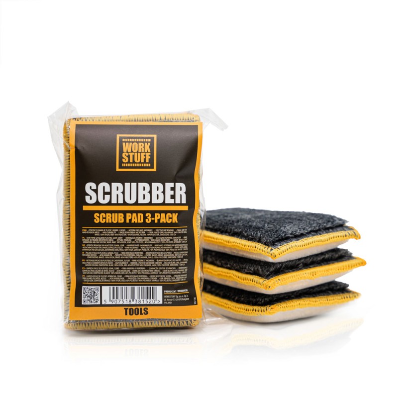                                                   WORK STUFF SCRUBBER PAD – Yeni Nesil Sihirli Temizlik Pedi (13cm x 8cm - 3 Adet )