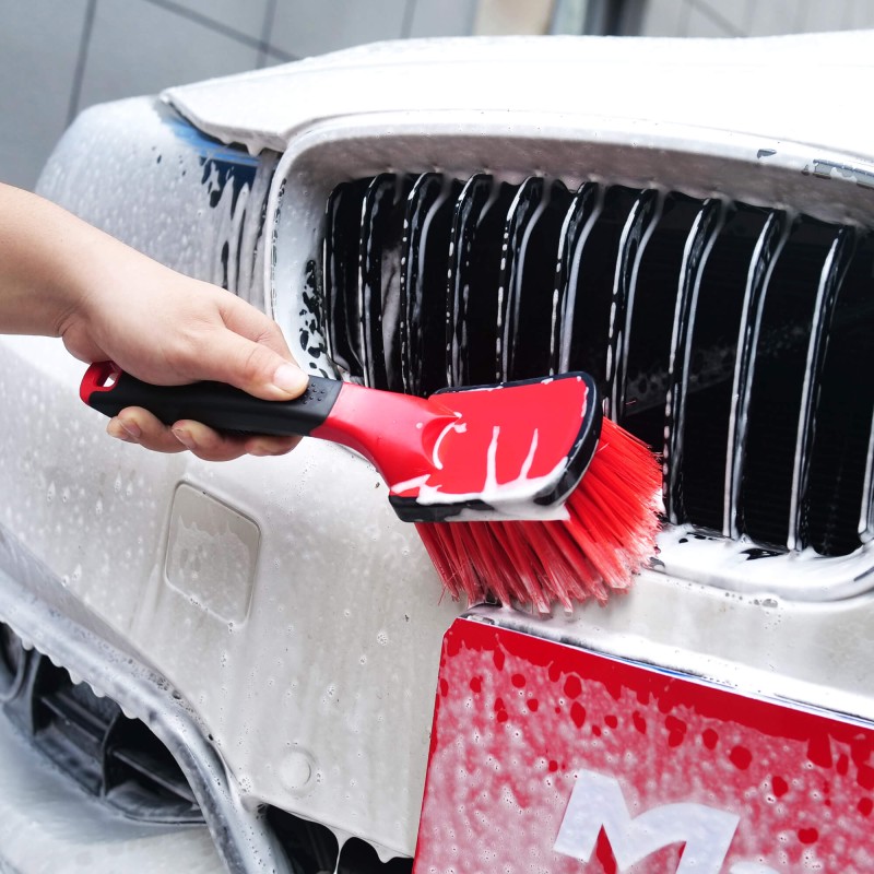 Maxshine Yumuşak Kavramalı Tekerlek ve Gövde Fırçası-Orta Saplı