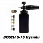Bosch 5-75 Uyumlu Aparat + 5 Yıkama Nozulları + Foam Lance Köpük Tabancası  ( 7 Parça Ürün ) 