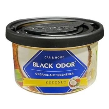  BLACK ODOR ORGANIC AIR FRESHENER ‘’ COCONUT‘’ - Hindistan Cevizi Kokulu - 42g
