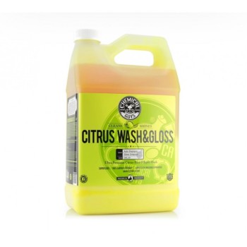 Chemical Guys Citrus Wash and Gloss Concentrated Car Wash – Konsantre Limon Özlü Parlatıcı Şampuan (Ph Dengeli) 3.79 Litre