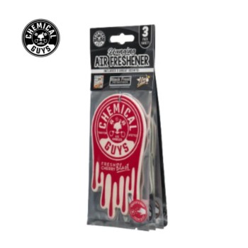                                                                                                                           Chemical Guys 3'lü Asılı Oto Koku Paketi ( Fresh Cherry Blast, Black Frost ve Piña Colada )