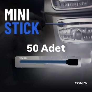                 VONİXX TIPO 2 - GRANDE Temizlik ve Detaylandırma için Mini Sünger Uçlu Çubuk Seti – 50 Adet