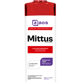  Zacs MITTUS - pH Nötr, Sürtünmeyi Azaltan Araç Şampuanı– 500ml