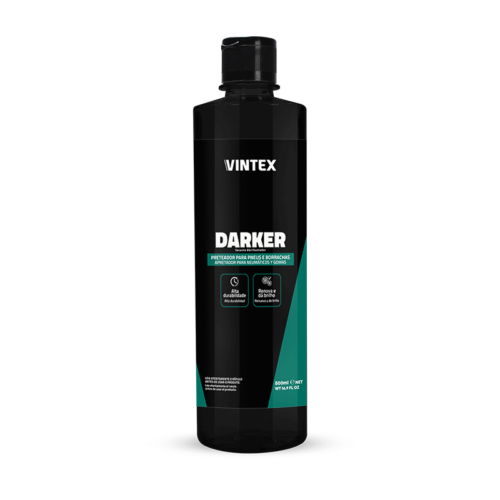 VİNTEX DARKER - Siyah Pigmentli Lastik, Bakalit, Egzoz ve Kauçuk yenileme Ürünü – 500ml
