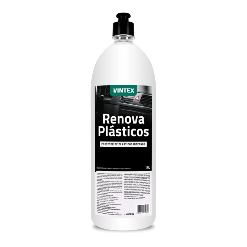 Vintex Renova Plasticos 1,5 lt - Plastik ve Lastik Yenileyici & Koruyucu - 1,5 L
