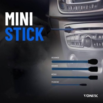                VONİXX Temizlik ve Detaylandırma için Mini Sünger Uçlu Çubuk Seti – Yuvarlak - 4 Adet