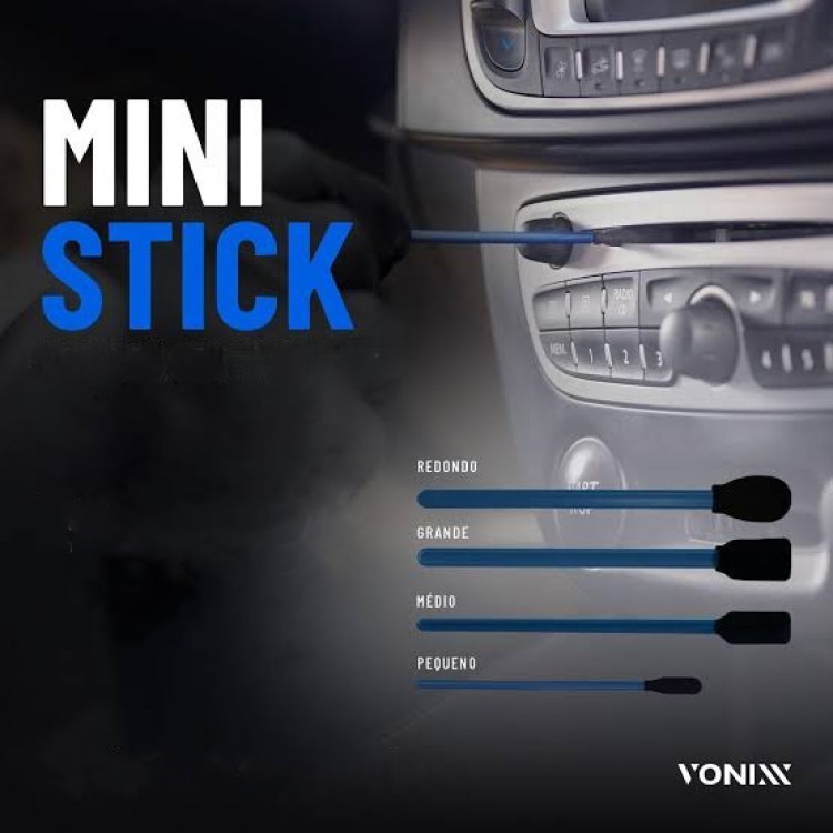                VONİXX Temizlik ve Detaylandırma için Mini Sünger Uçlu Çubuk Seti – Yuvarlak - 4 Adet