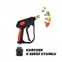                                                 Karcher K Serisi Hortum Jakı uyumlu Kısa Basınçlı Yıkama Tabancası  + 4 Çeşit Basınçlı Yıkama Nozulları 