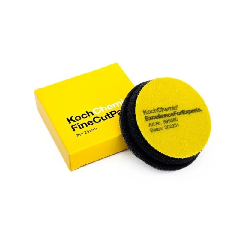 Koch Chemie FCP 76 Fine Cut Pad - İnce Çizik Alıcı Pasta Sünger Pad 76mm*23mm ( SARI SERİ )