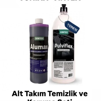Vintex Alumax & Pulviflex- Alt Takım Temizleme ve Koruyucu Seti / 1 Litre + 1.5 Litre